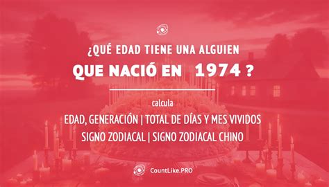 2023 1974|Calculadora de años